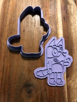 Bluey - Bluey Cookie Cutters and Stamps 3d model