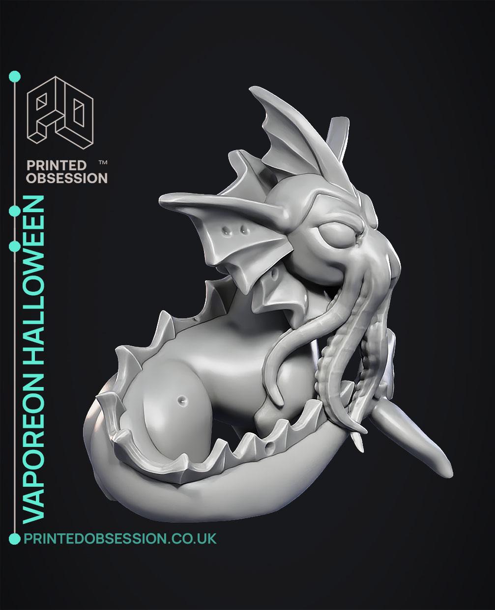 Vaporeon Halloween - Pokemon - Fan Art 3d model