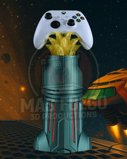 Samus Arm Cannon - Hands of Power - Controller Holder Gaming Accessory Stand 3d model