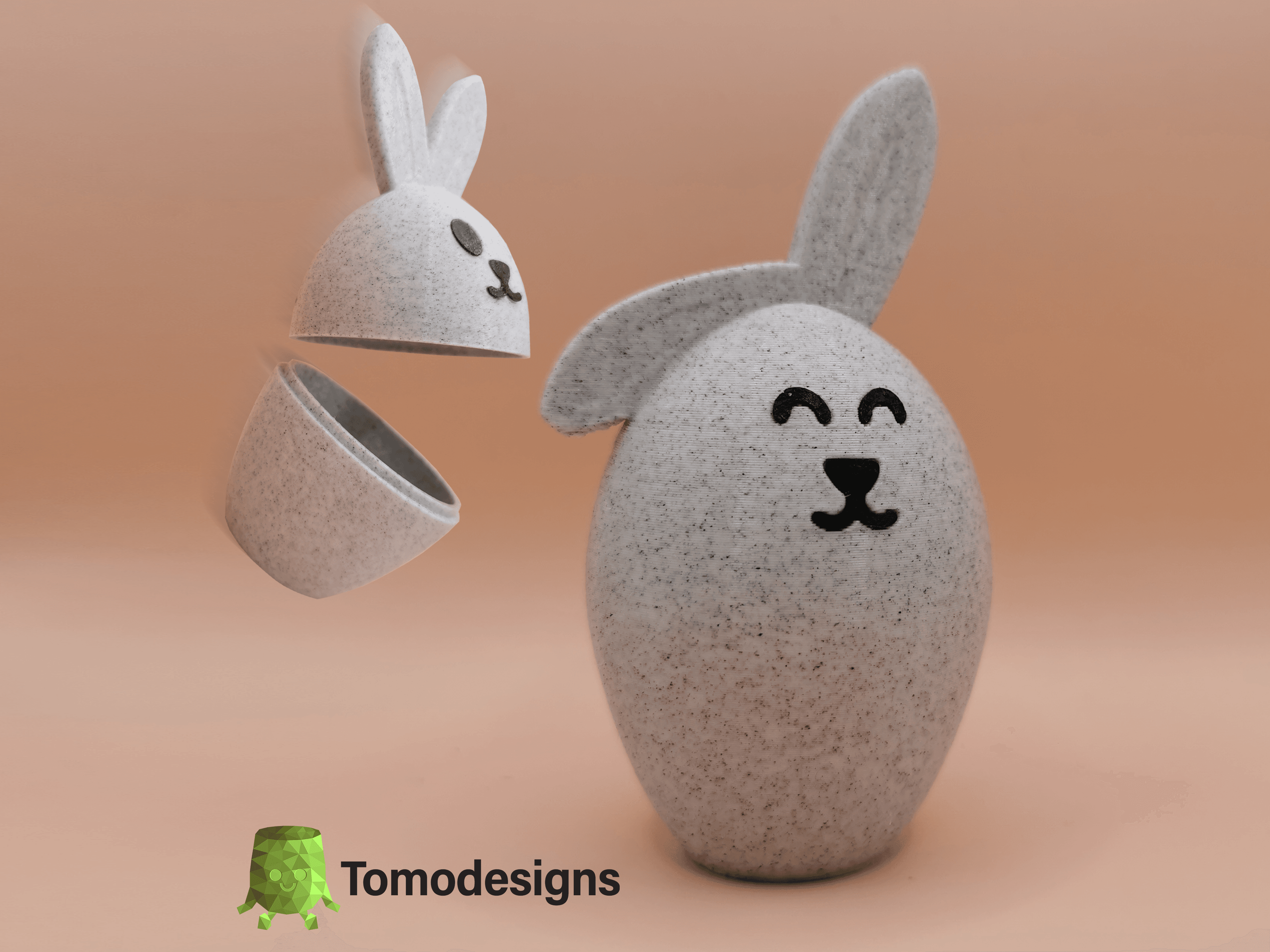 Easter Bunnies 3d model