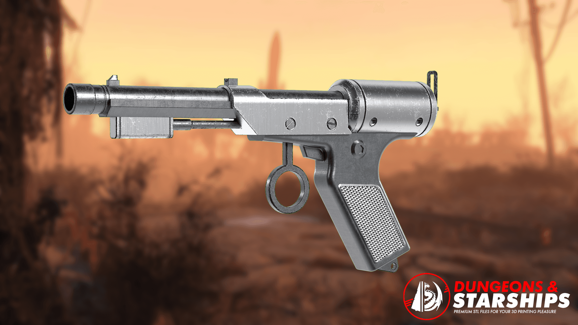 Lucy's Tranquilizer Gun - Fallout 3d model