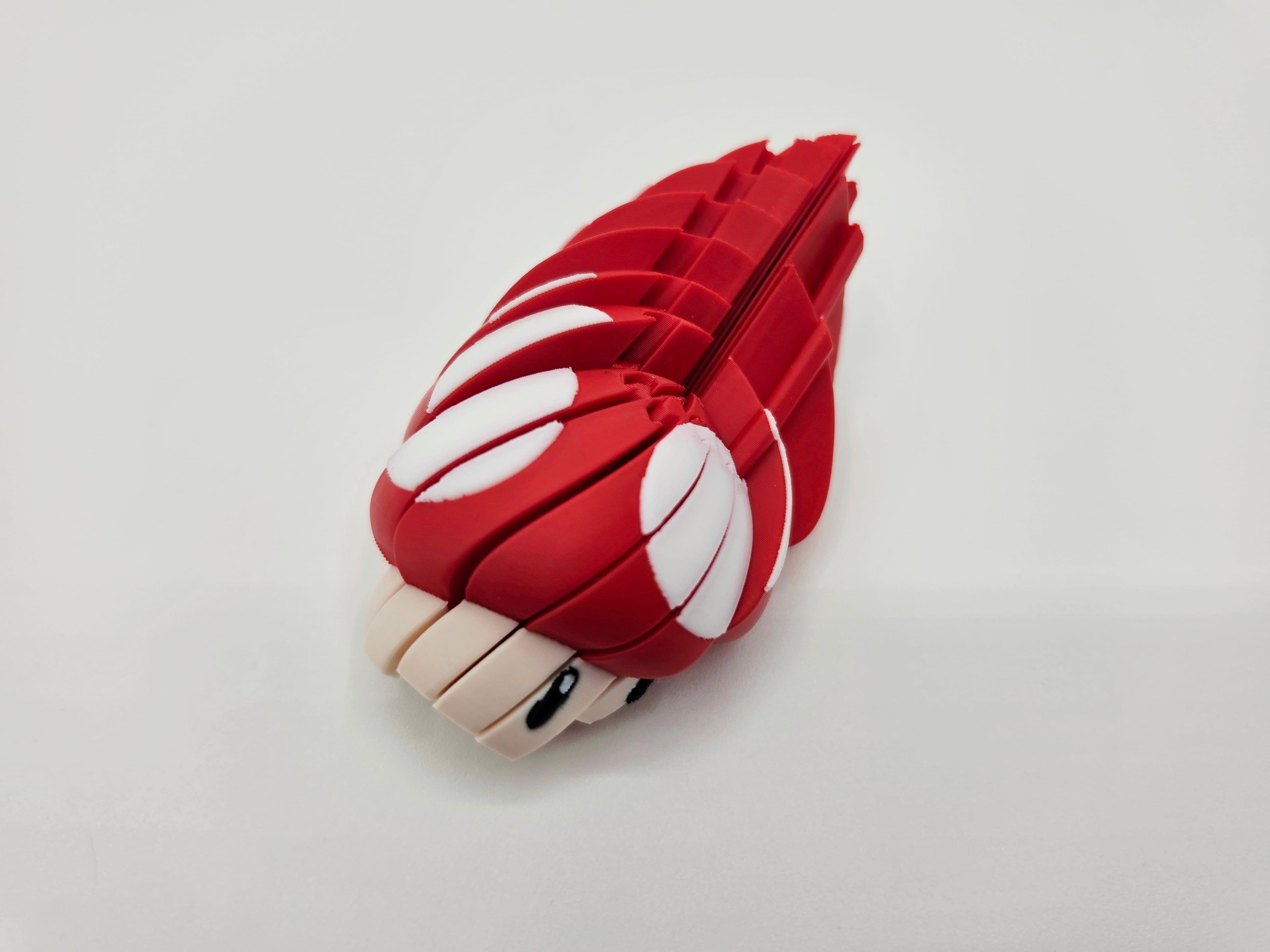 Super Mario Mushroom Twist Fidget 3d model