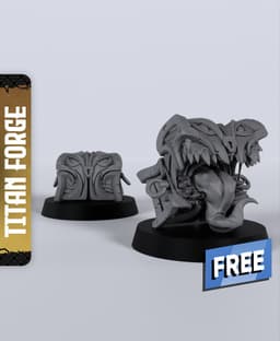 Mimic - With Free Dragon - 5e DnD Inspired for RPG and Wargamers 3d model