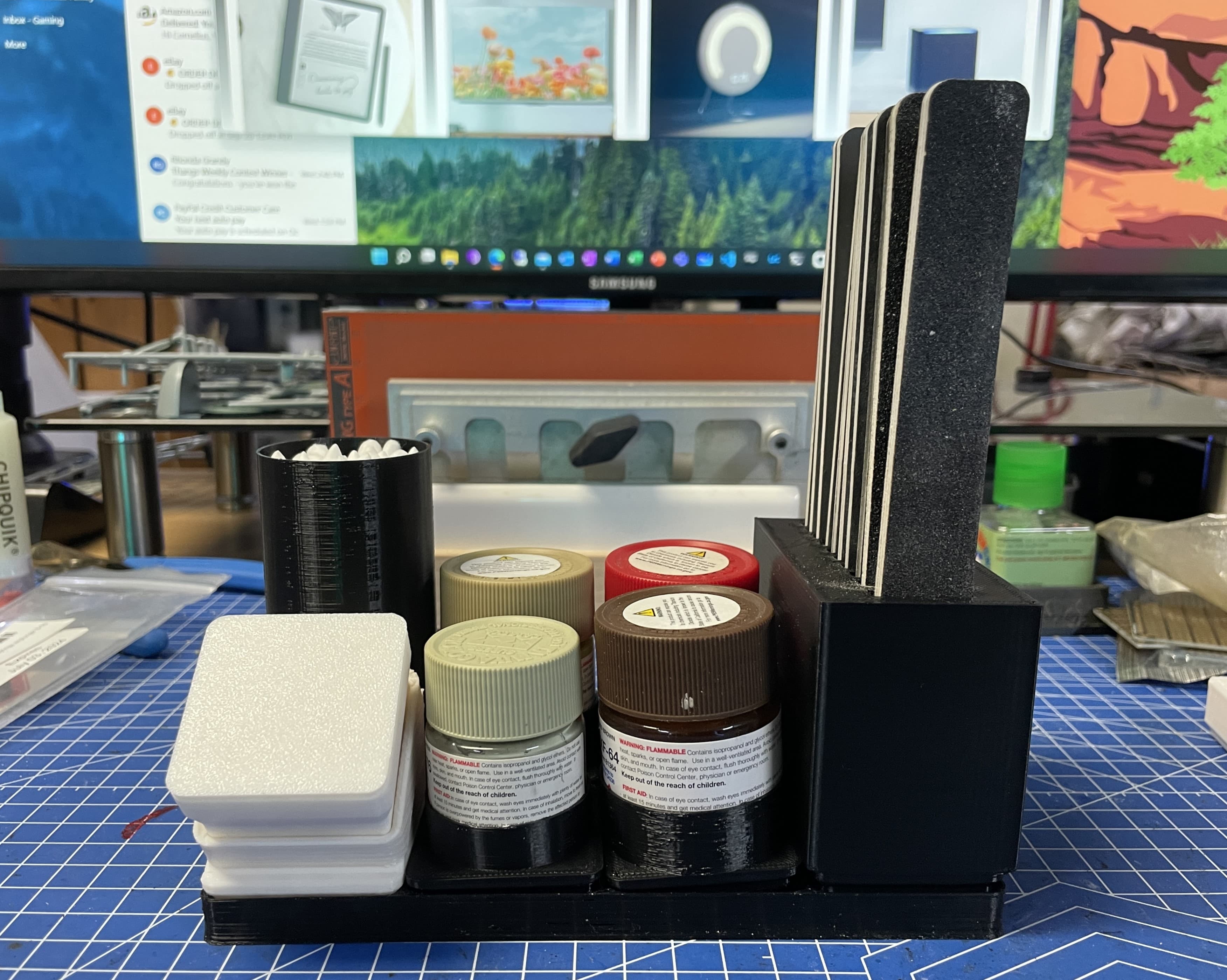Gridfinity Sanding Sticks Holder 3d model