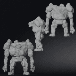 Rocky Golem | RGP TableTop Golem 3d model