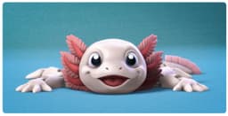Flexi Axolotl 3d model