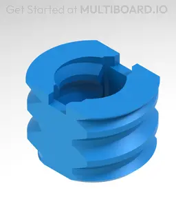 Locking Bolt To Small Thread 3d model
