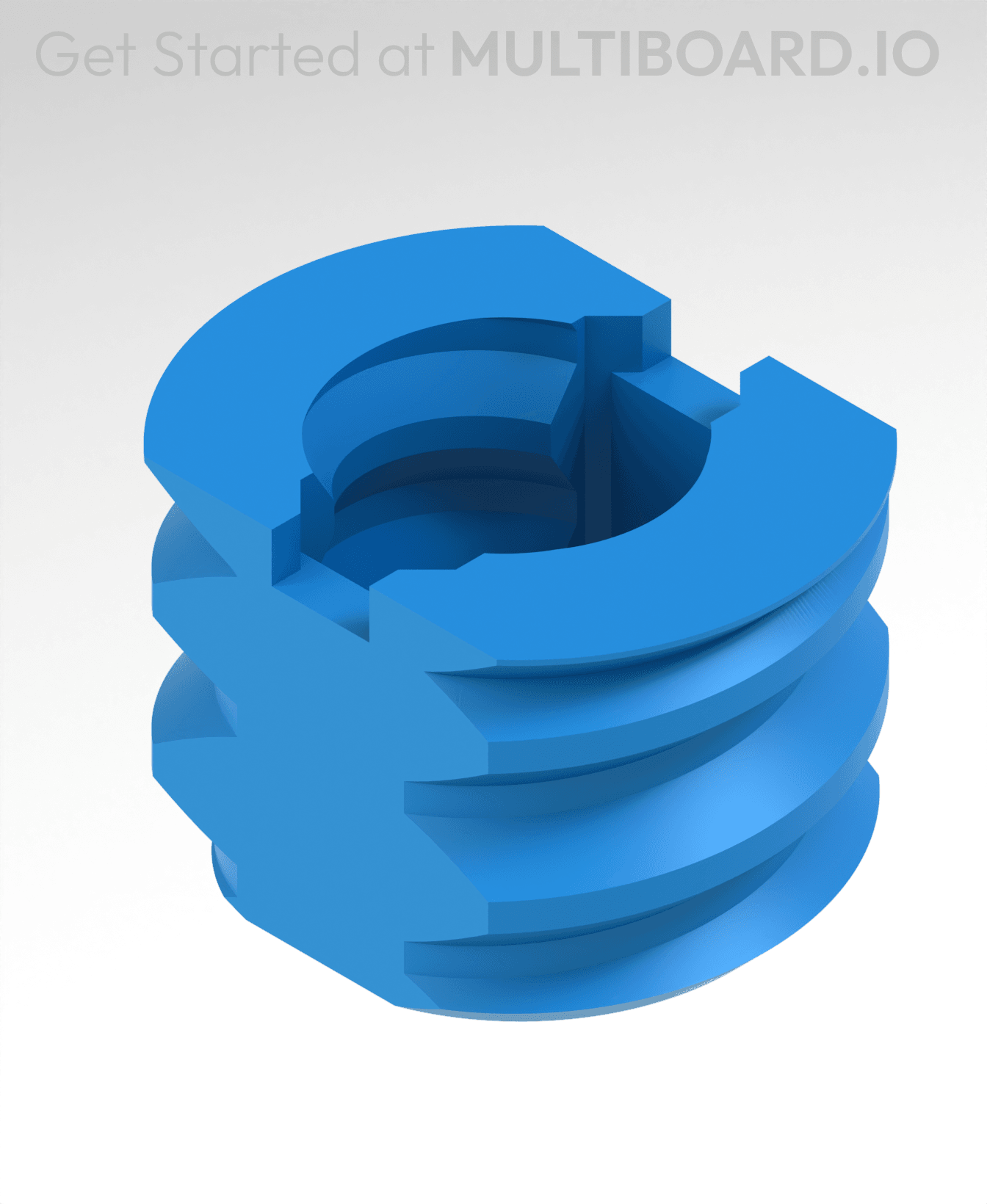 Locking Bolt To Small Thread 3d model