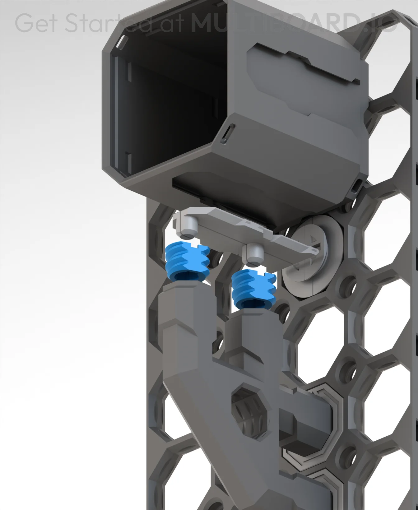 Locking Bolt To Small Thread 3d model