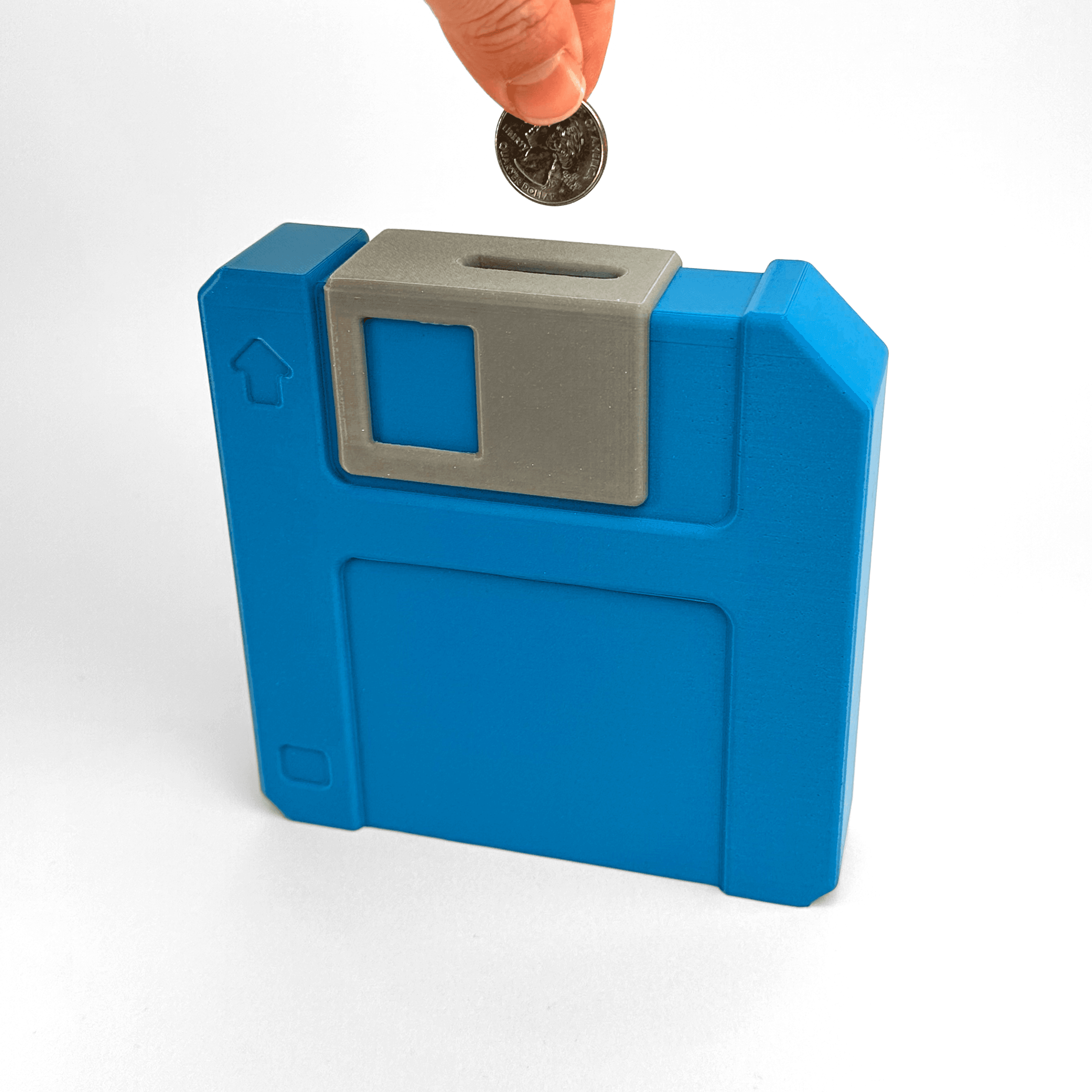 Floppy Disk Coin Bank 3d model