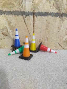 Caution cone 3d model