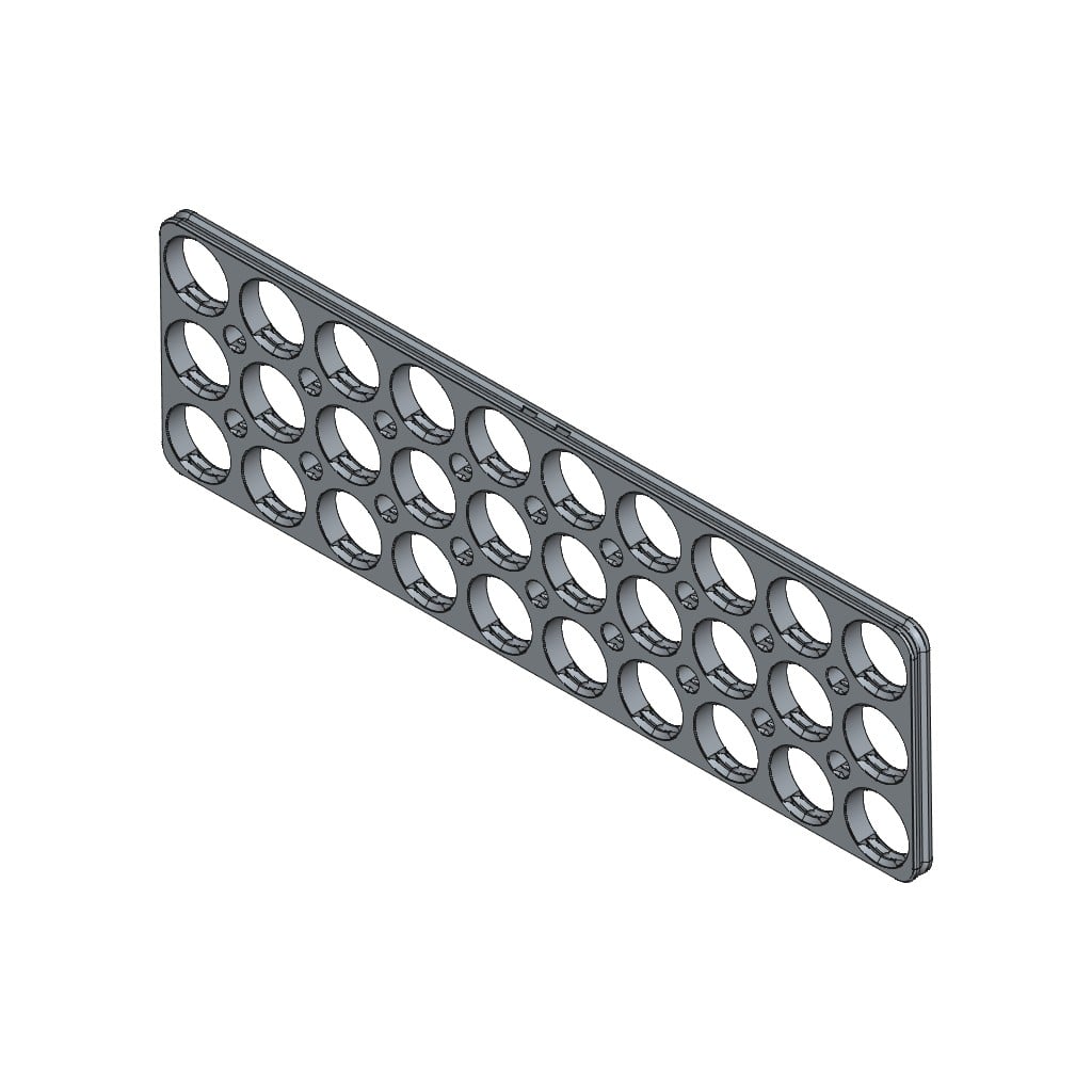 D-LOCK_PANEL.10X3-BLANK 3d model