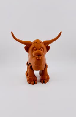 Longhorn Cow Flexi 3d model