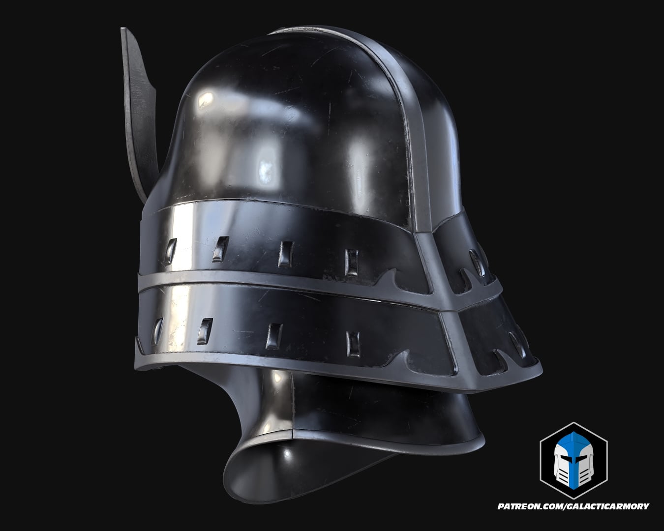 Samurai Darth Vader Helmet - 3D Print Files 3d model