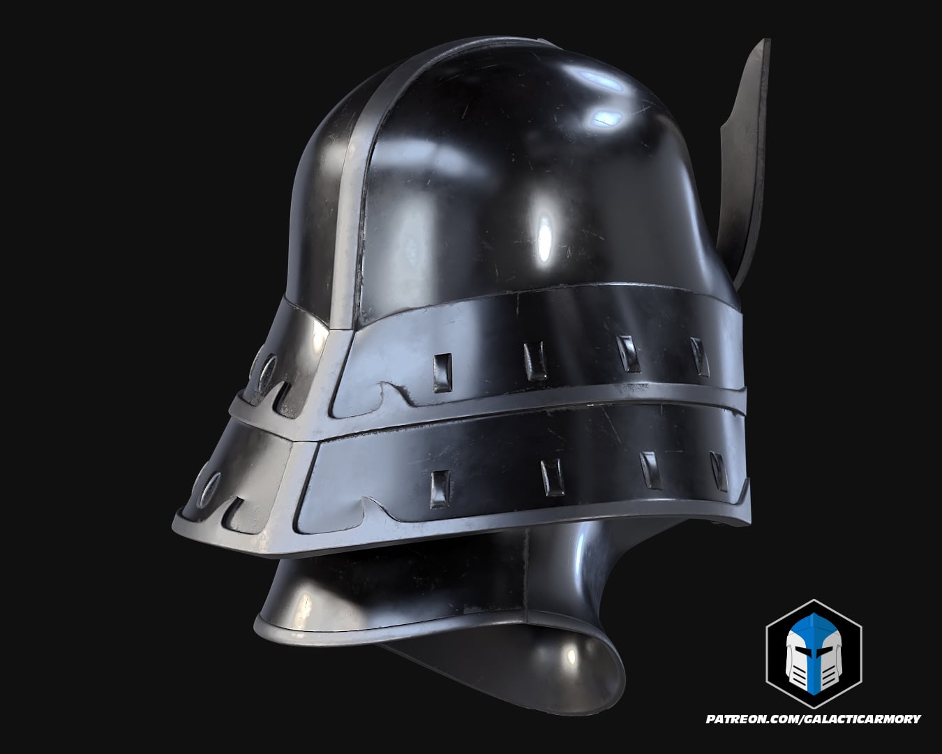Samurai Darth Vader Helmet - 3D Print Files 3d model