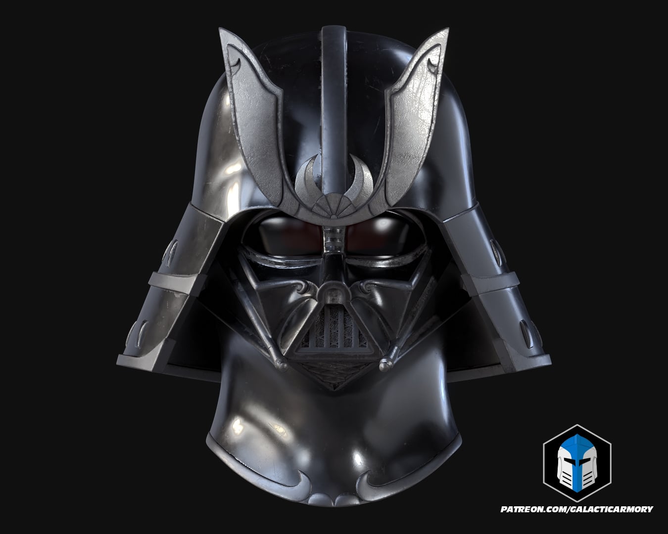 Samurai Darth Vader Helmet - 3D Print Files 3d model