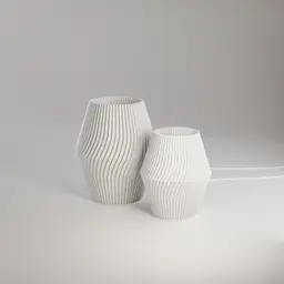 Strata Lamps Set 3d model