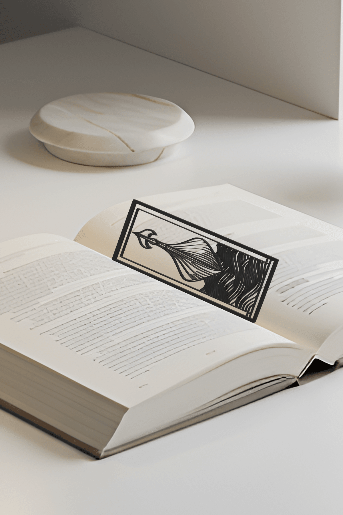 Ocean Bookmark, Gift Box 3d model