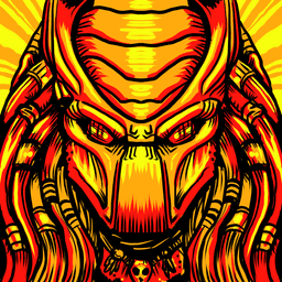 Predator Hughforge wall art 3d model