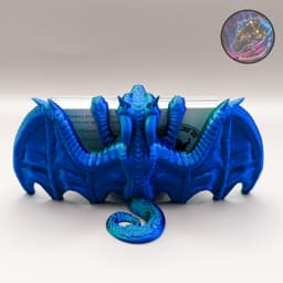 Dragon Card Holder + Phone Holder 3d model