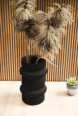 Contemporary Dried Flower Vase 3d model