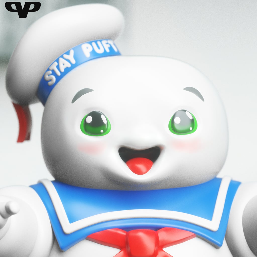 Stay Puft Chibi STL for 3D Printing ChibiSTL 3DXM 3d model