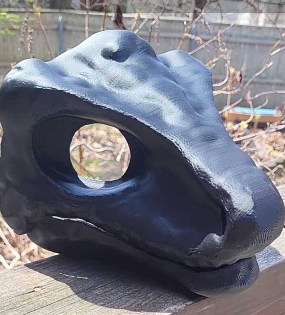 3d Print File Raptor Mask Dino mask / raptor mask | stl file - 3D model by SleepySkeletonStudio ...