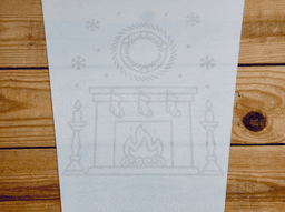 Light Panels for Festive Lampost 3d model
