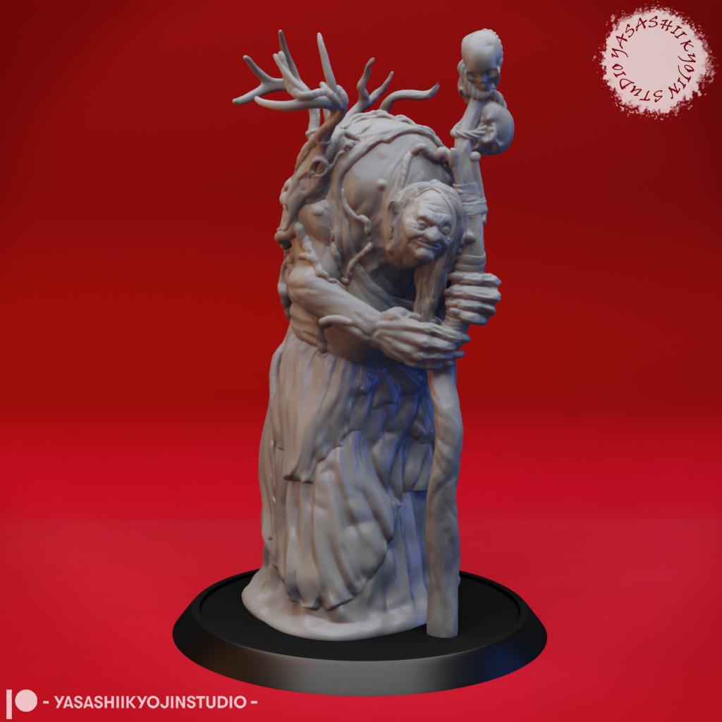 Annis Hag - Tabletop Miniature (Pre-Supported) 3d model