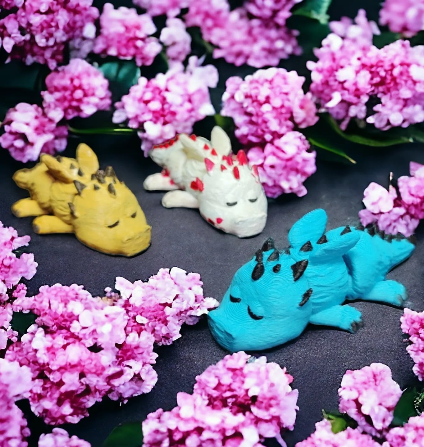 Sleeping Flexi Articulating Dragon 3d model