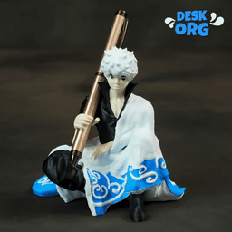 Gintoki Sakata Pen Holder – A Samurai’s Desk Companion! 3d model