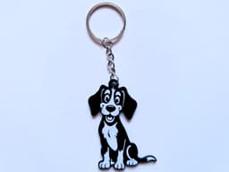Dog keychain 11 3d model