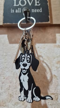 Dog keychain 11 3d model