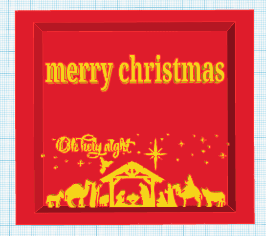 nativity scene 3d model