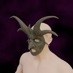 WHISPERING MASK BALDURS GATE 3 3d model