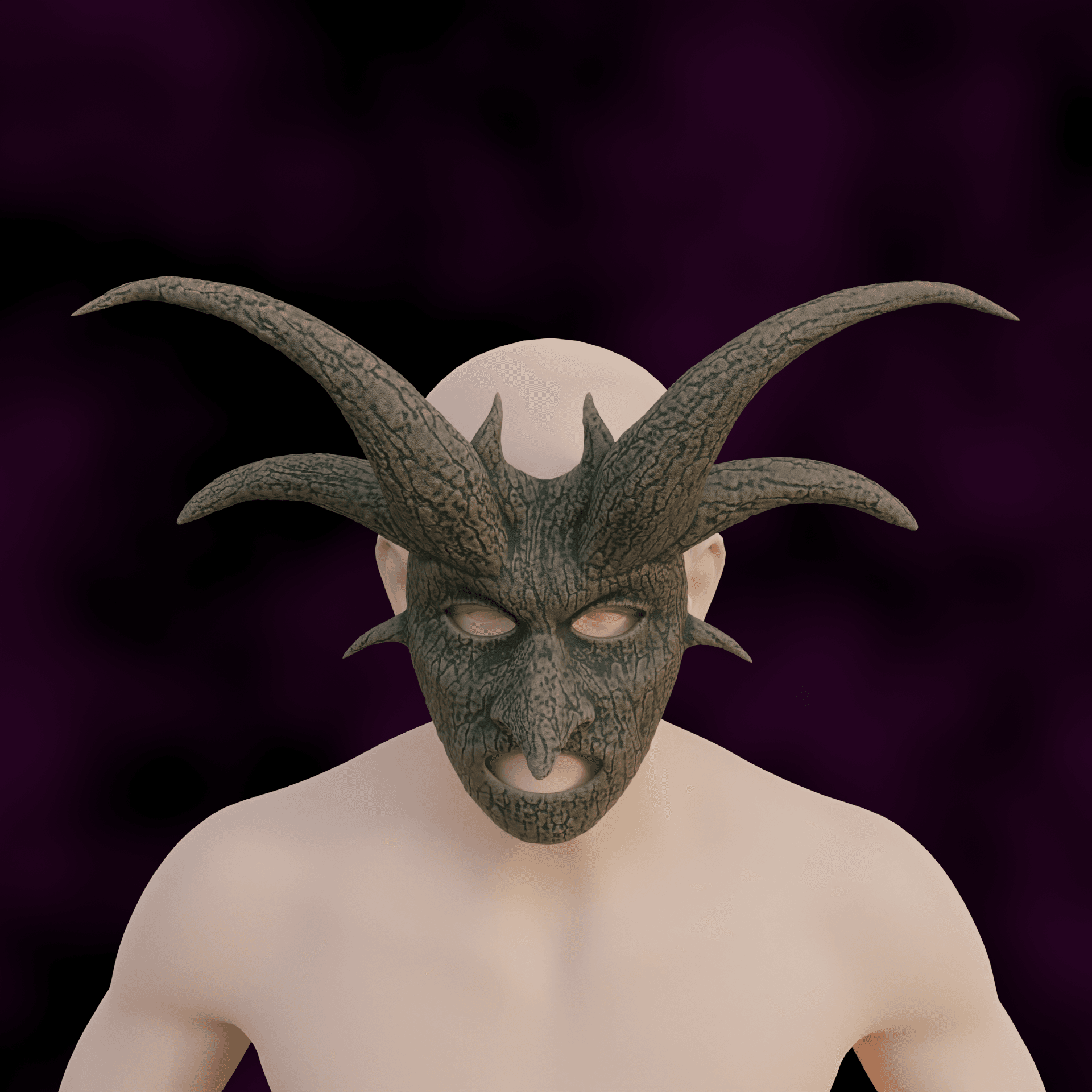 WHISPERING MASK BALDURS GATE 3 3d model