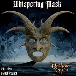 WHISPERING MASK BALDURS GATE 3 3d model