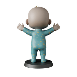 JJ Cocomelon - Free Sample STL| Full 12-Character Bundle on Profile 3d model