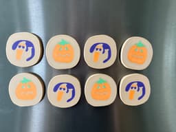 Spooky Halloween Sugar Cookie Magnets 3d model