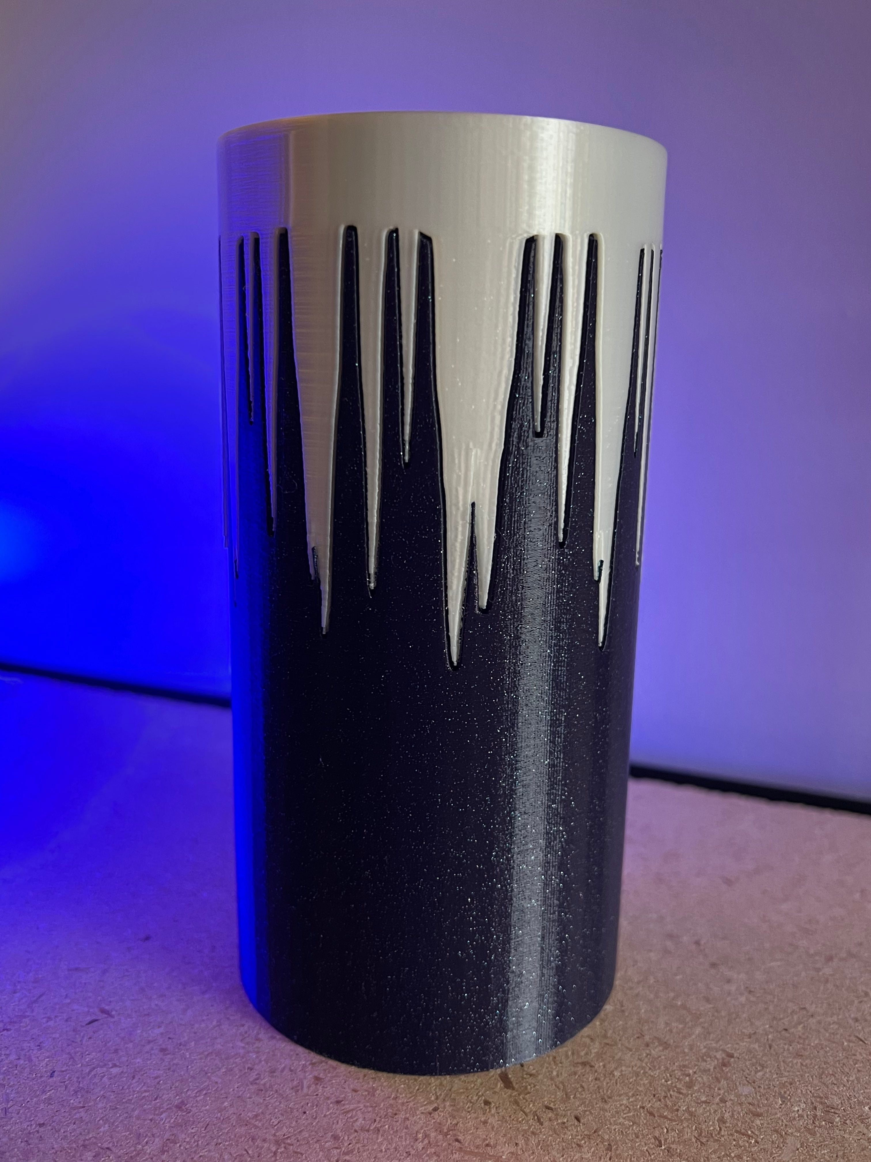 Love this, I also did a blue ice and white cup version as well. This cup is way more sturdy than most in 3DP and I appreciate that SO much. Quality!