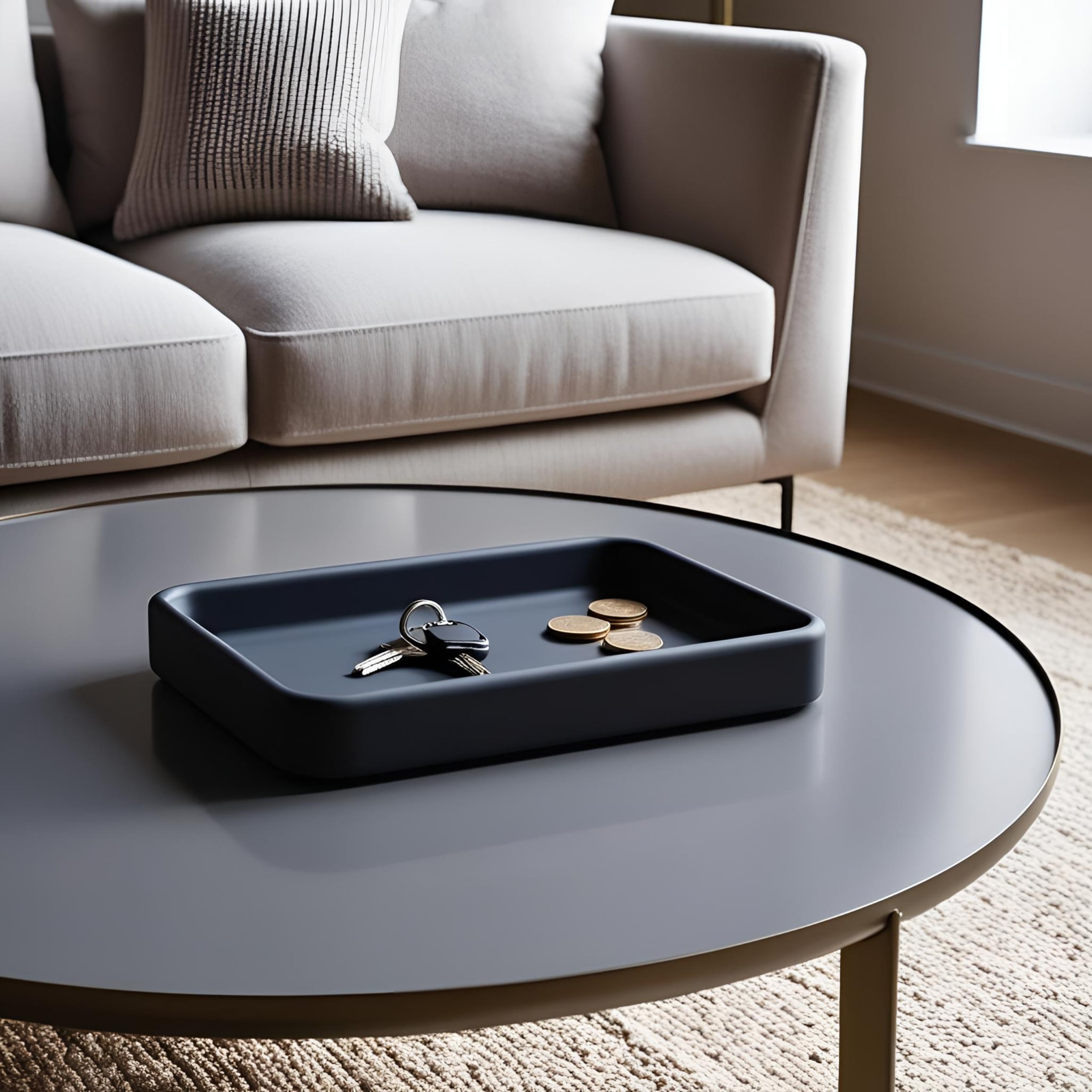 Modern, Minimalist Rectangular Catchall Tray 3d model