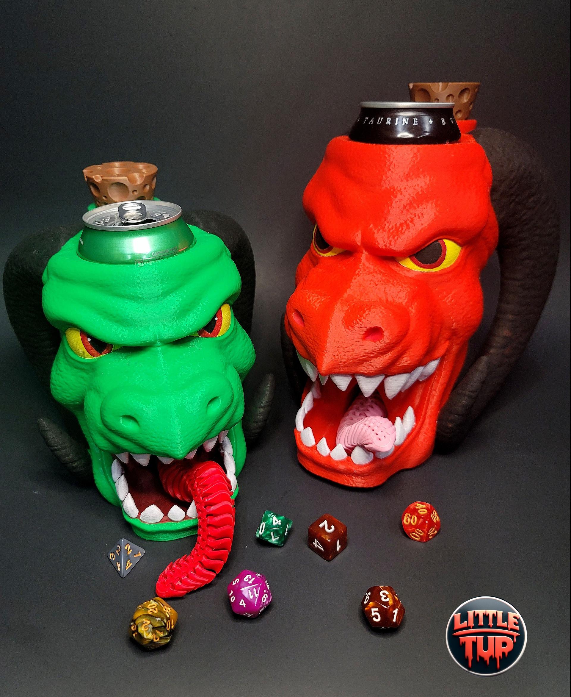 Dragon Dice Tower Can Cozy 12oz and 16oz 3d model