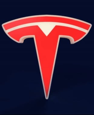 Tesla Sign – LED Strip Compatible 3d model