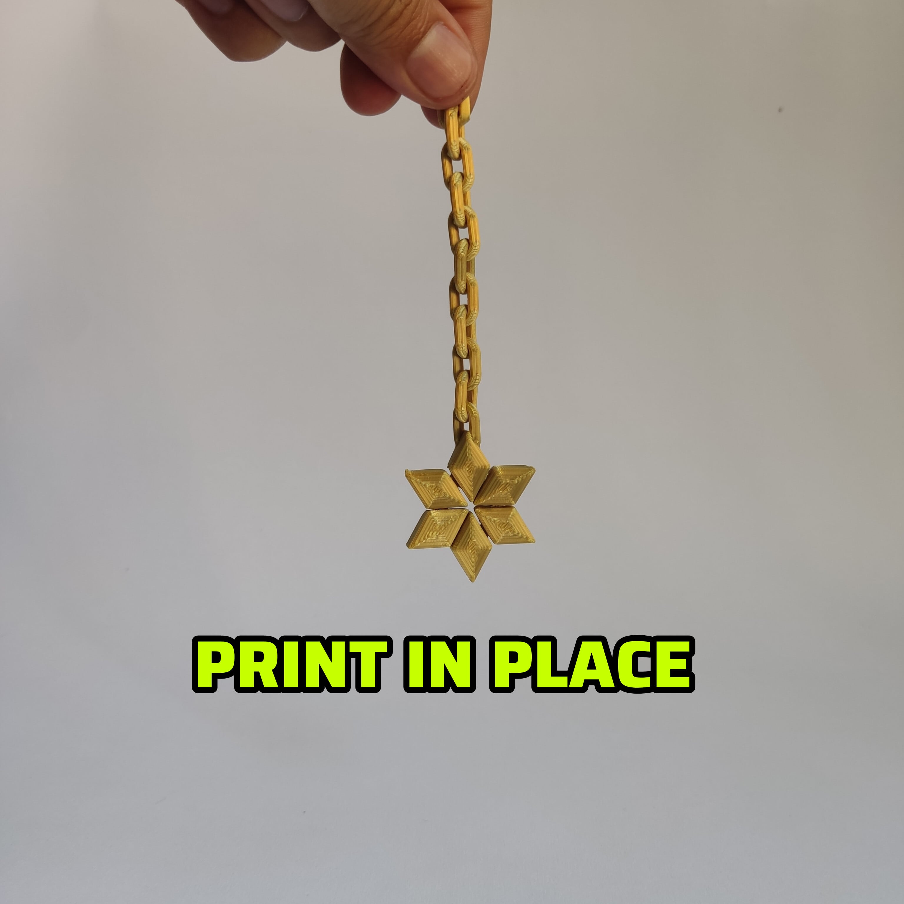 star keychain 3d model