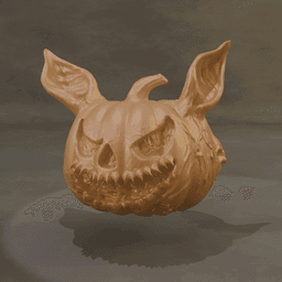Creepy Pumpkin 3d model