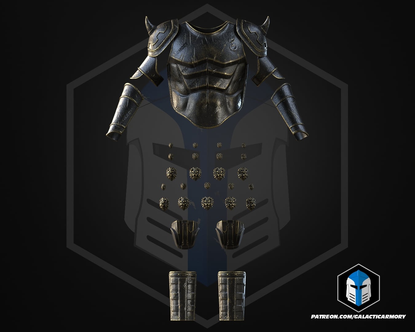 Caesar's Legion Lacerta Legate Armor - 3D Print File 3d model