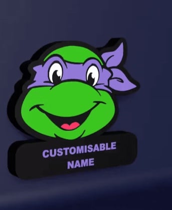 Ninja Turtles - LED Strip compatible 3d model