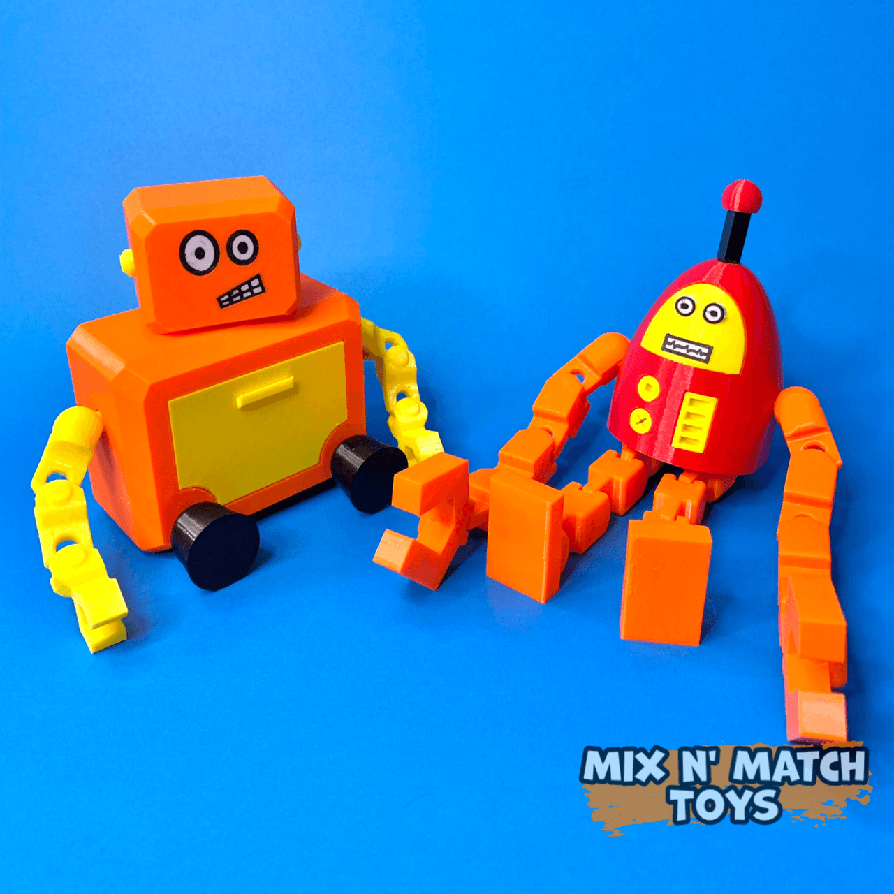 Flexi Storage Robot Toy 3d model