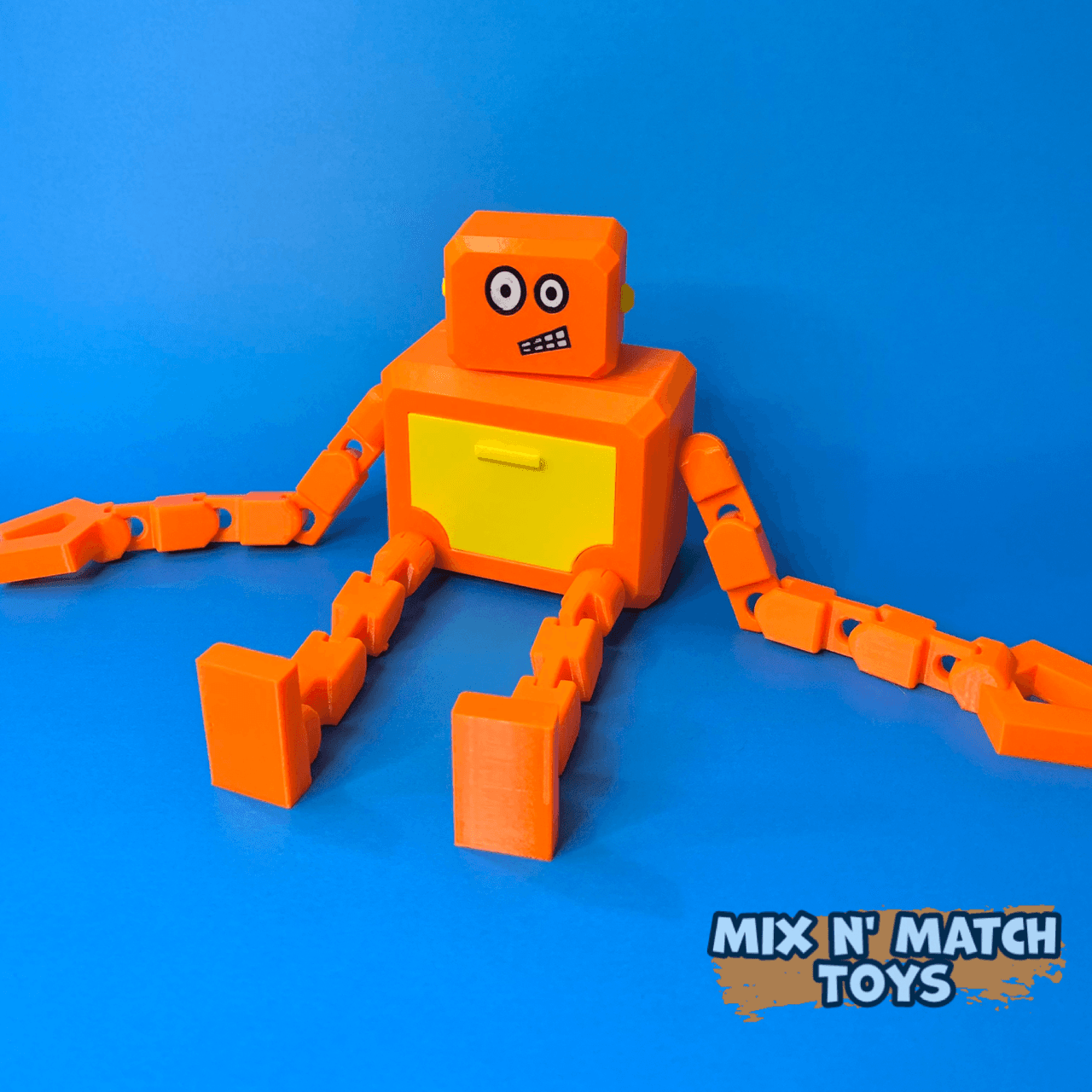 Flexi Storage Robot Toy 3d model