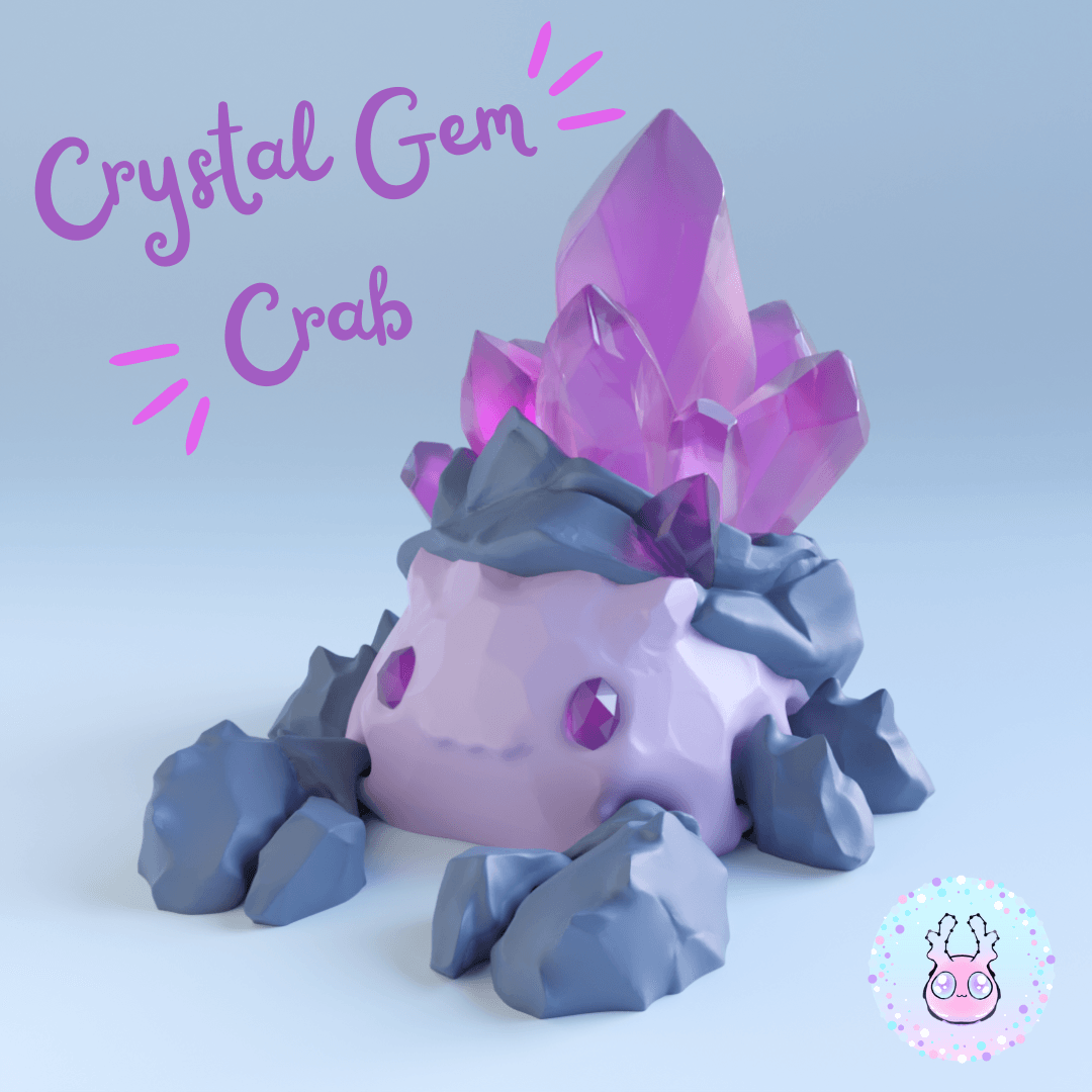 Crystal Gem Crab 3d model